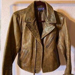 Ralph Lauren Purple Label Leather Jacket Size M